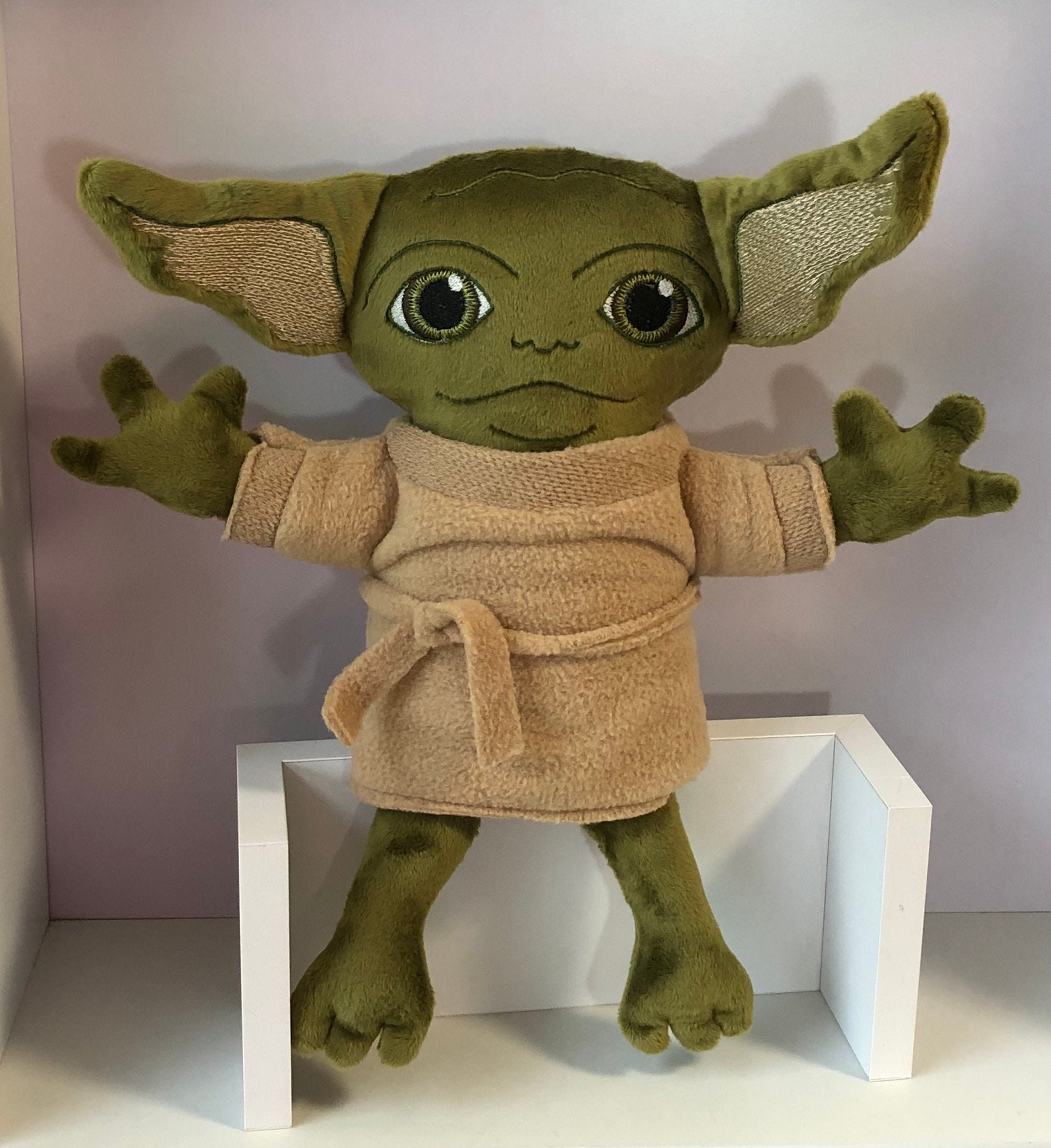 The child Baby Yoda plush stuffed Animal Etsy