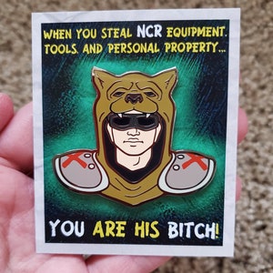 Fallout: New Vegas - Vulpes Inculta inspired hard enamel pin