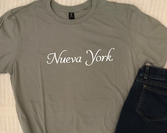 Nueva York - Tshirt Lin Manuel Tees In the Heights Tshirt Puerto Rico Shirt Broadway Merch Tee Theatre Tee New York Tshirt I Love New York