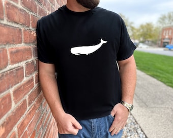Whale Tshirt Moby Dick Tee Great Gift Tshirt Super Soft Tees Fun Funny Tshirt Silly Sarcastic Tshirts Tees for Animal Lovers The Whale Shirt
