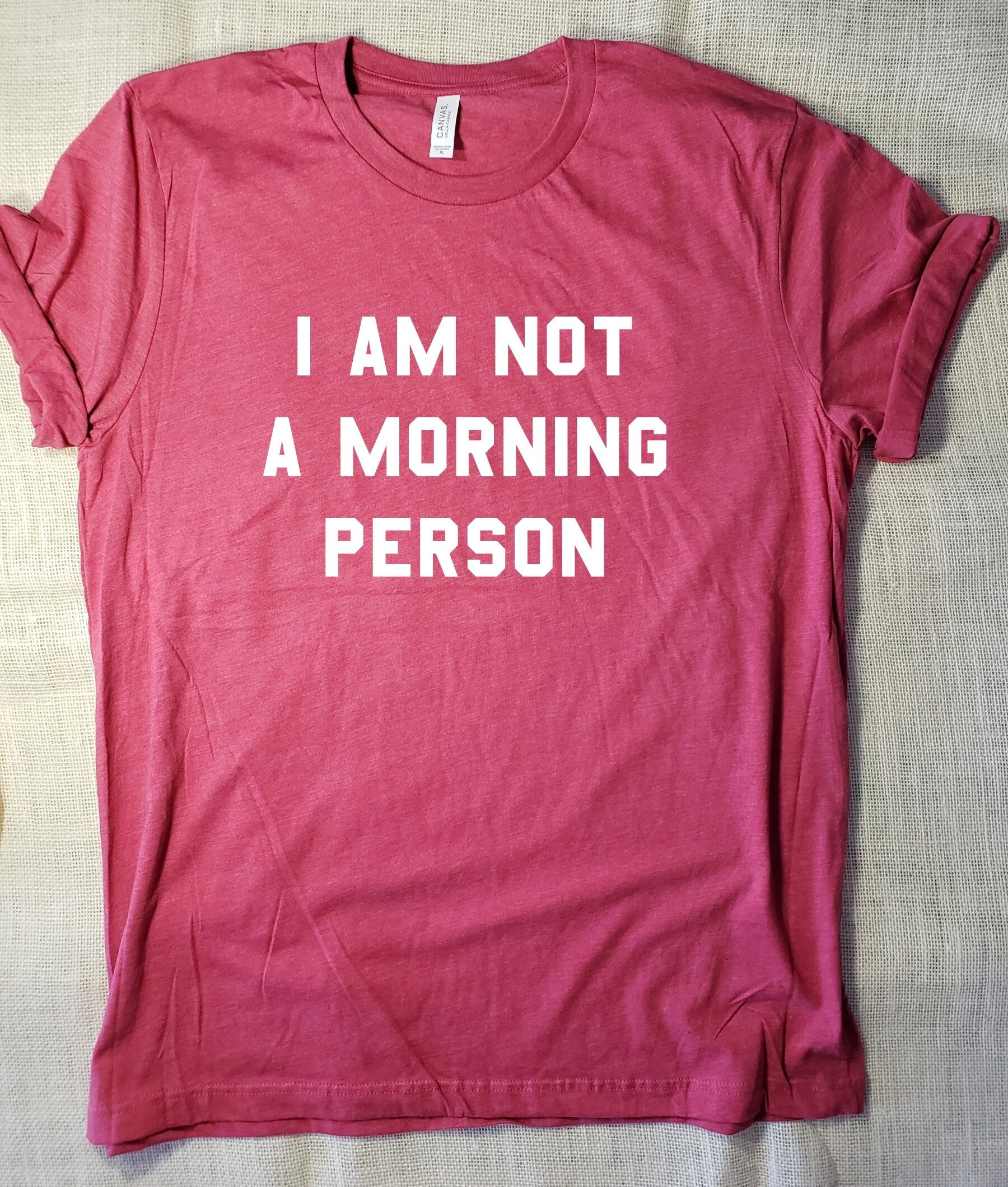 Je Ne Suis Pas Une Option Je ne suis pas une personne du matin T-Shirt T-shirts Super | Etsy