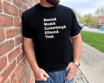 Billionaire Tshirt Sarcastic Tees Tax the Rich Tshirt Oligarch Shirt Slimy Rich Money Tshirt Friends Proletariat Class War Tshirt Super Soft