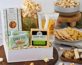 Foxy Fane 60 Ct Premium Healthy Snack Box- Gift Care Package With