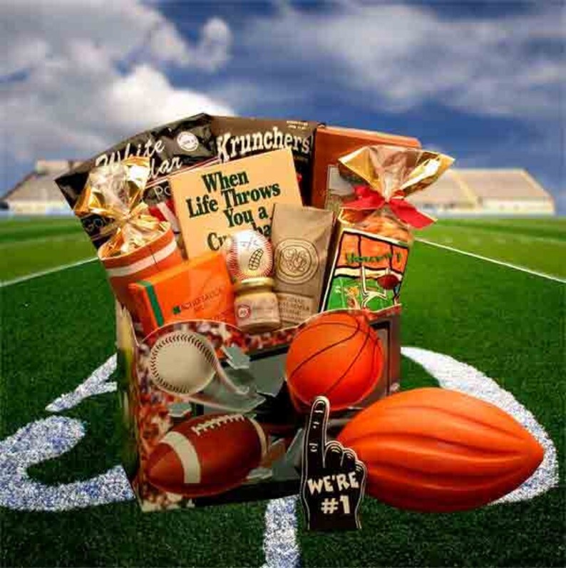 Sports Gift Basket, Sports Gift, Gift for Sports Lover, Sports Fan Gift
