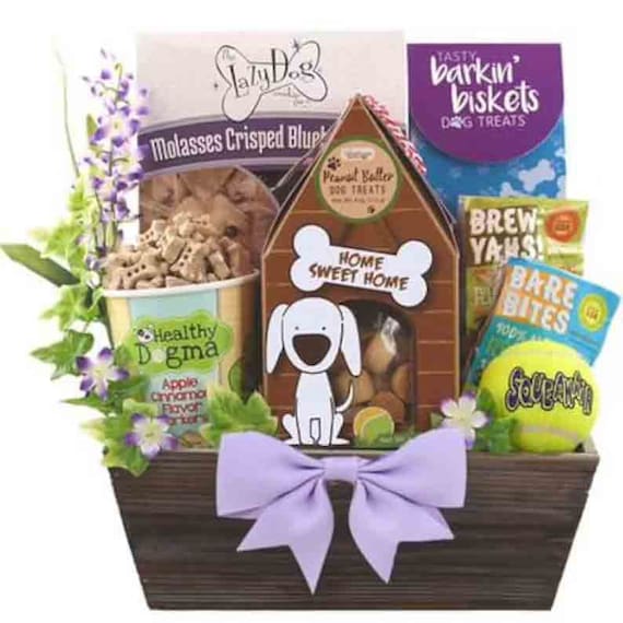 Gift Basket for Dog Puppy Gift Basket New Rescue Gift Dog Etsy