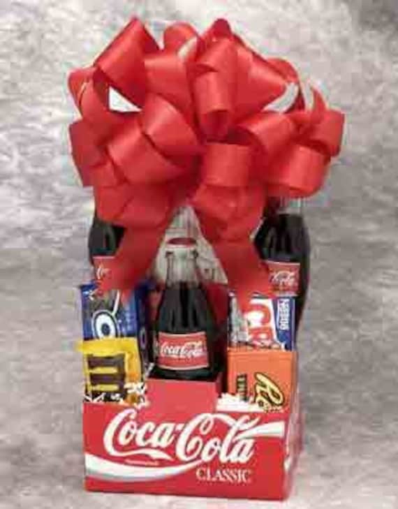 Classic Coke Gift Basket Nostalgic Gift Snack Gift Etsy