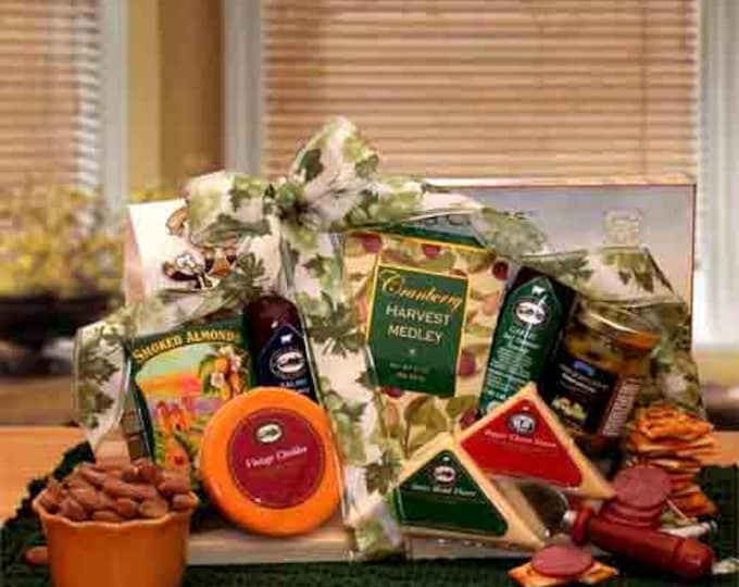 Gourmet Gift, Meat and Cheese Gourmet Board, Charcuterie, Meat and Cheese Gift,