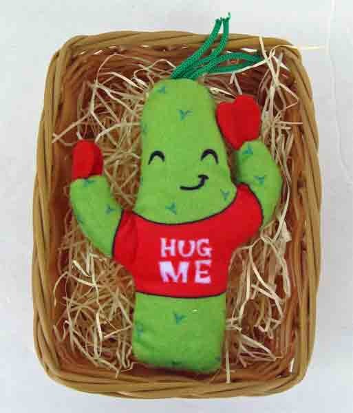 Hug Me Plush Cactus Gift: Comfort in a Basket - Etsy