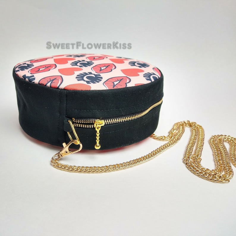 Lips handbag Eye handbag Hearts bag Round bag