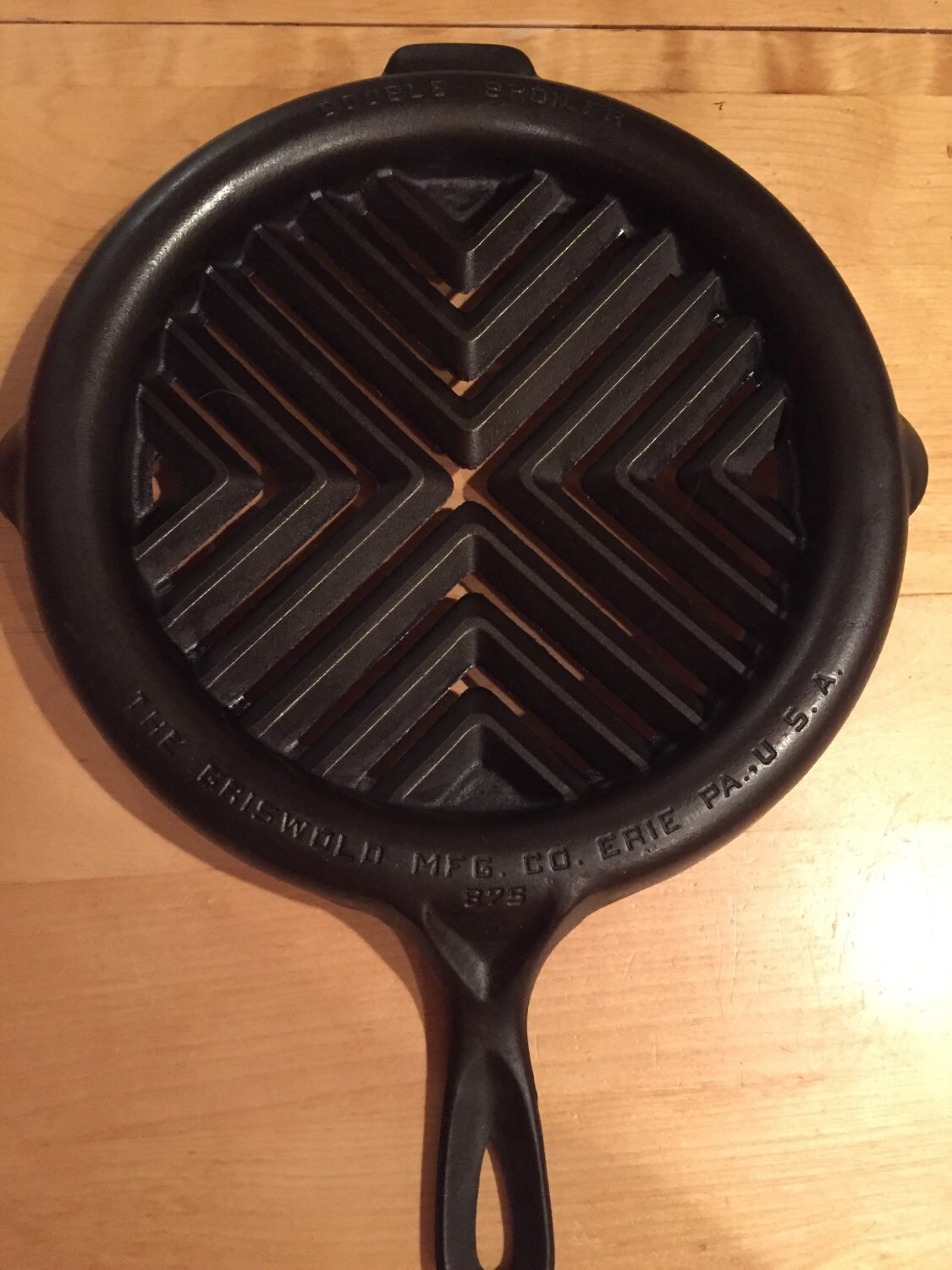 Vintage cast iron base to Griswold Double Broiler 875 Etsy