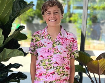 Pink Hawaiian Shirt - Etsy Australia