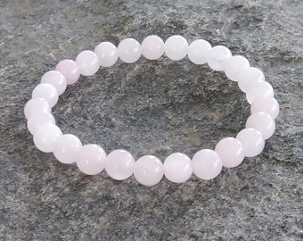 Rose Quartz Bracelet For Love and Emotional Healing Crystal Healing Jewelry