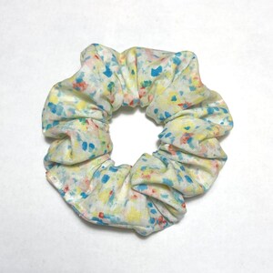 Multicolor Geometric Scrunchie, Rainbow Scrunchie, Gifts for her