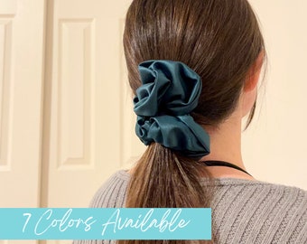 Hair Accessorise Extra Large silky Hair scrunchie with tassels