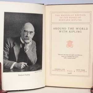 1926 - Around the World with Kipling - by Rudyard Kipling and others -  Published by Doubleday, Page & Co., New York - FIRST EDITION