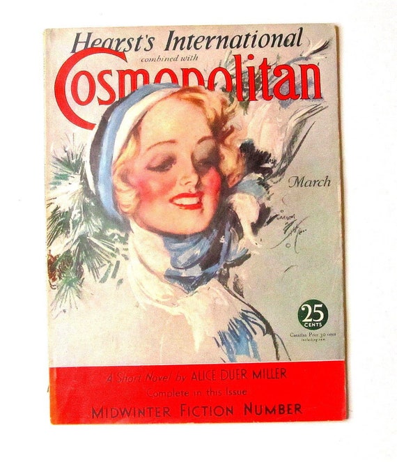 Cosmopolitan Magazine - March 1933 - Cover by Harrison