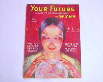 Vintage Astrology Magazine, January February March 1950 Issue