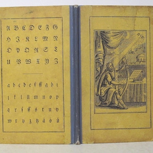1800’s- PA GERMAN child&#39;s ABC book -&#39;Hoch-Deutsches Reformirtes A B C und Namen-Büchlein, für Kinder welche anfangen zu lernen&#39; -see below