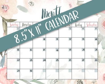 cute calendars etsy