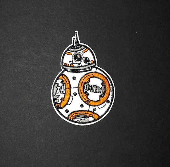 BB8 Droid Iron On Sew On Patch