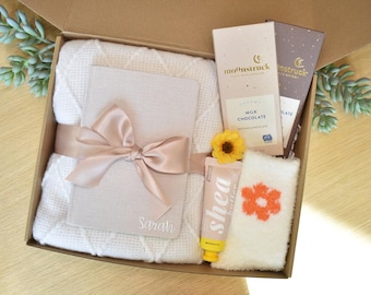 Spa Gift Box for Women– Relaxation Self Care Package– Aromatherapy Gift Basket– Pamper Gift Set- Birthday, Thank You or Thinking of You Gift