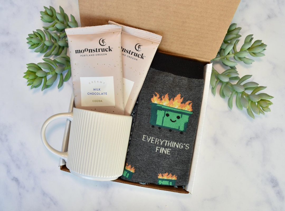Work Goodie Funny Coworker Gift Box | Funny Work White Elephant | Office Gift, Work ...