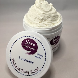 Whipped Body Butter by Shea THAT Again Simply Natural 3.25 oz net weight image 1