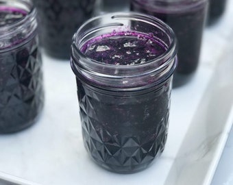 FRESH Home Made Organic Huckleberry Jam oder Gelee ganz natürlich ideal für Geschenke