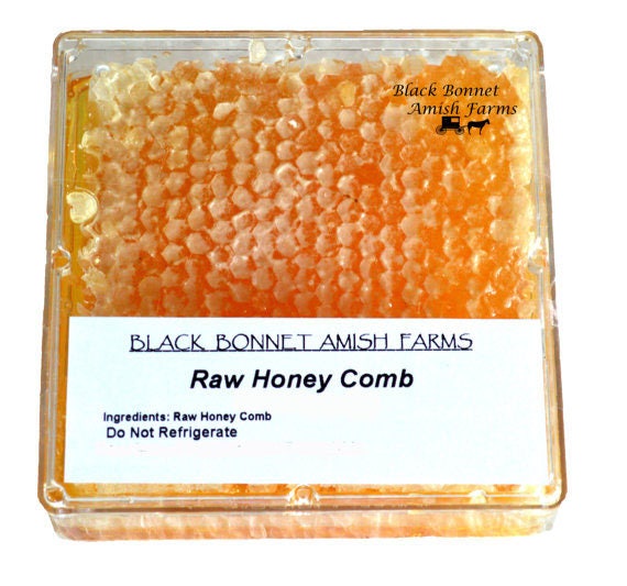 100% Pure Raw Natural Honey Comb Full of Honey in Box 10-14 Oz. 
