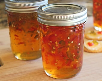 FRESH Home Made Pepper Jelly  All Natural Great For Gifts