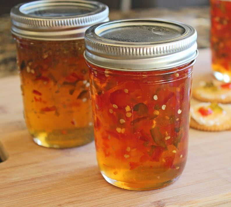 FRESH Home Made Pepper Jelly  All Natural Great For Gifts