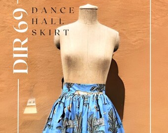Cheetah Print Cotton Maxi Skirt, Tulle Lined Bohemian Skirt with Pockets