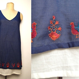 vestido de túnica, vestido de bordado, vestido indio, desgaste del centro turístico, banjara, kurta india, bordado indio