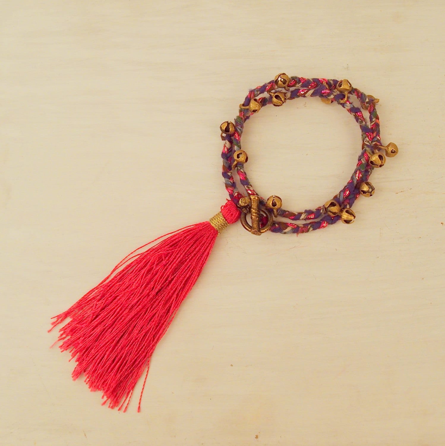 Festival braceletethnic fashionbanjarabell bracelettextile Etsy