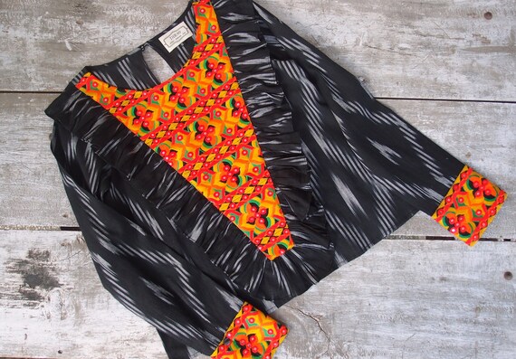 Vetements de festival vetements boho gitans vetements ethniques mode de festival haut gitan haut de boho gitan hippie modele haut boho coton top boho Etsy France