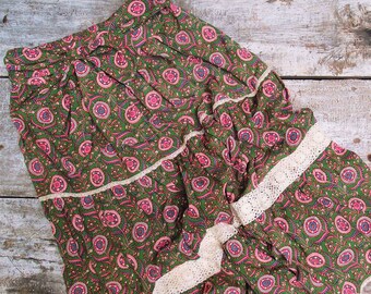 hippie clothes,70s skirt,midi skirt,pleated skirt,cottagecore dress,cottagecore clothing,fall clothing,hippie skirt,festival clothing women