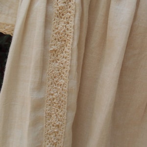 Embroidered Bohemian Cotton Tunic Dress with Ruffle Sleeves image 6