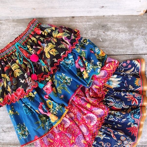 ruffle skirt,long ruffle skirt,maxi skirt,70s dress,70s skirt,peasant skirt,boho skirt,boho long skirt,bohemian skirt,long cotton skirt