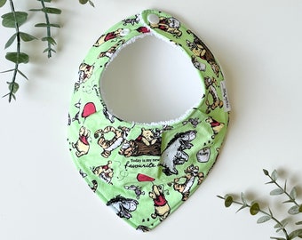 Bandana Bib, Dribble Bib, Neutral Bib- Mint Green