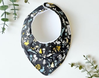 Bandana Bib, Dribble Bib, Neutral Bib- Easter Bunny Rabbits