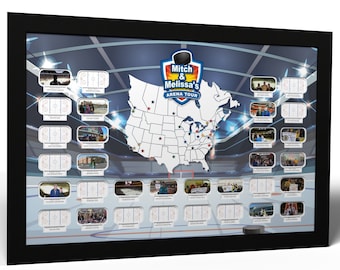 Hockey Arena Photo Map - Includes free personalization!