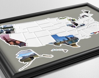 50 States Photo Map - USA
