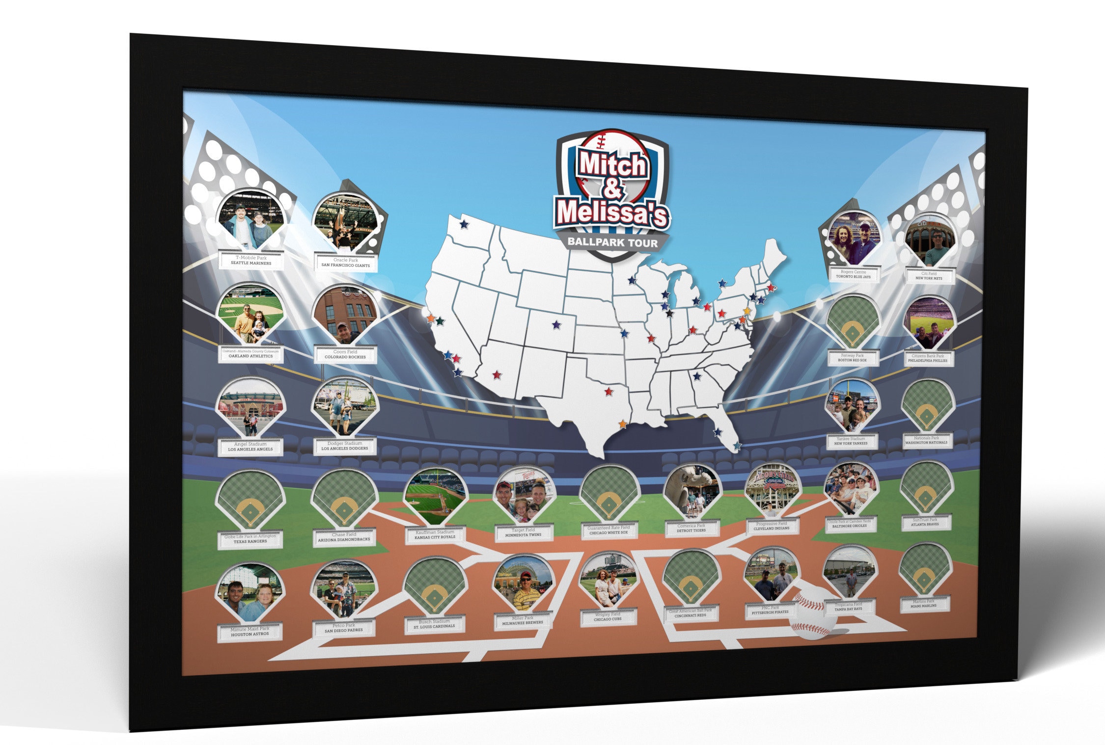Mlb Ballpark App Best Mlb App Personalized Ballparks Photo Map