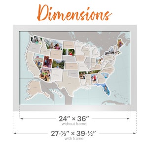 50 States Photo Map A Unique USA Travel Collage image 8