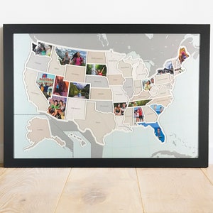 50 States Photo Map A Unique USA Travel Collage image 9