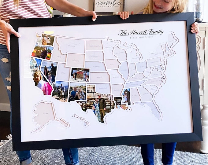 50 States Photo Map Stencil for Our Wood 50 State Mapsdiy Kit Etsy 50 States Photo Map Stencil for Our Wood 50 State Mapsdiy Kit Etsy
