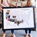 Personalized USA Photo Map - 50 States Travel Map Gift 