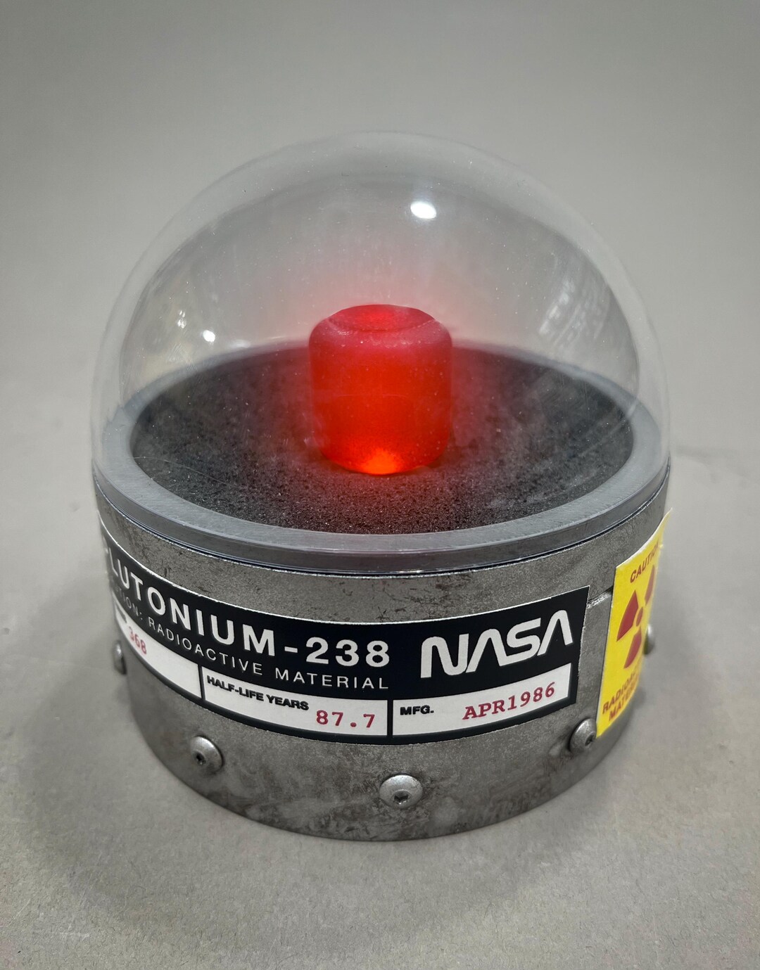 NASA Plutonium 238 Pellet Replica Etsy