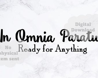 In Omnia Paratus Svg Etsy In Omnia Paratus Svg Etsy