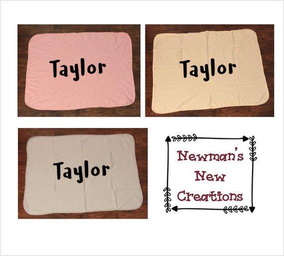 etsy custom baby blanket